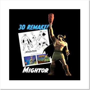 Mighty Mightor 3D Remake Posters and Art